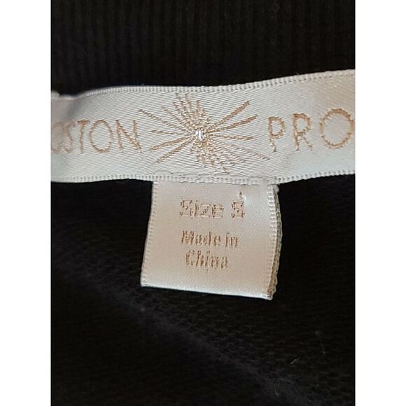 Boston Proper Women's Black Floral Sweatshirt Size Small t13 - Picture 7 of 8